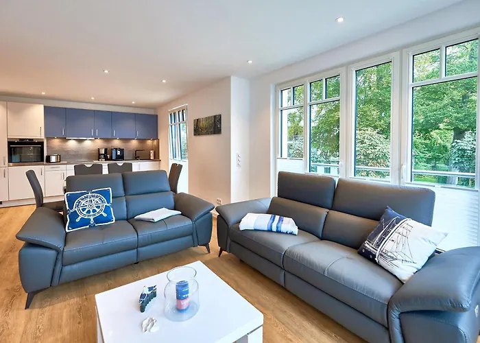 Villa Beatrice In Binz - Wg 8 Mit Balkon Und Kleinem Meerblick